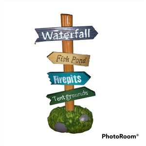 🎣 CERAMIC SIGN FIGURINE 🎣